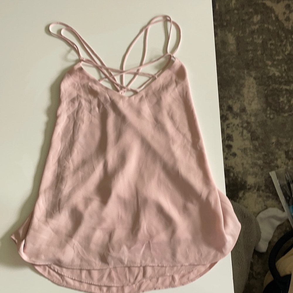 Light Mauve. Strappy Tank Worn Once